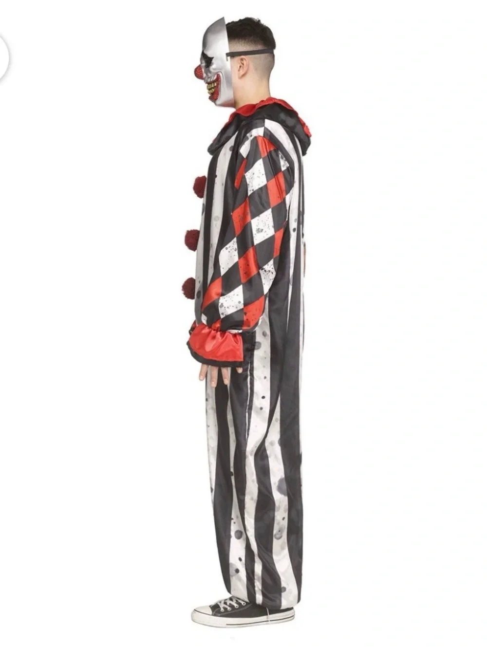 Big Top Bling Clown Kids Costume , Boy Size XL 14-16